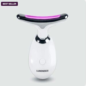 Used One Time! Luminesce 7-in-1 LED Facial Sculptor & Serum Bundle